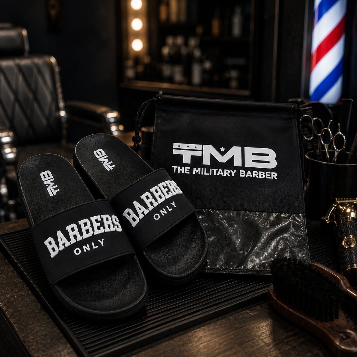 BARBERS ONLY SLIDES