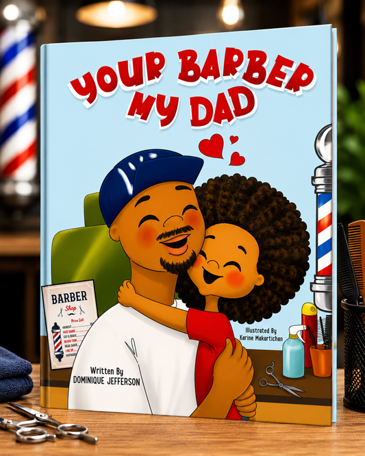 YOUR BARBER MY DAD CHILDREN’S BOOK