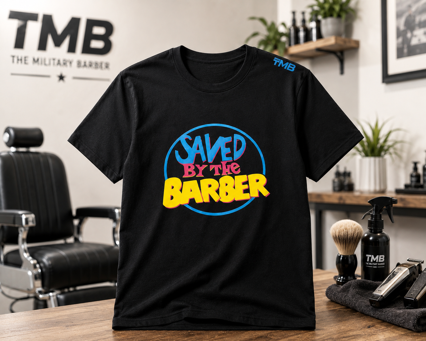 SAVED BY THE BARBER TEE