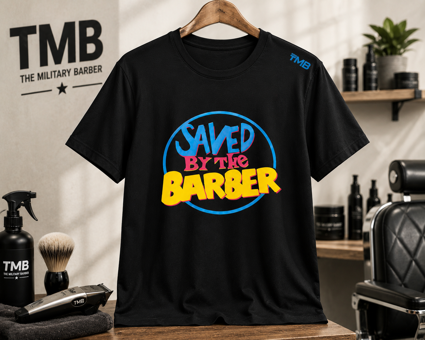 SAVED BY THE BARBER TEE